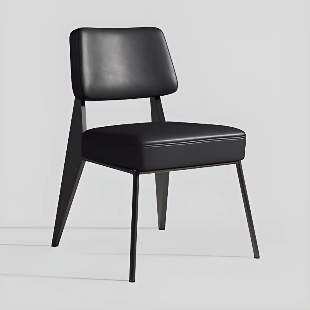 Modern Upholstered Dining Chair with Metal Frame and Optional Armrests Image - 10 | homeyfad