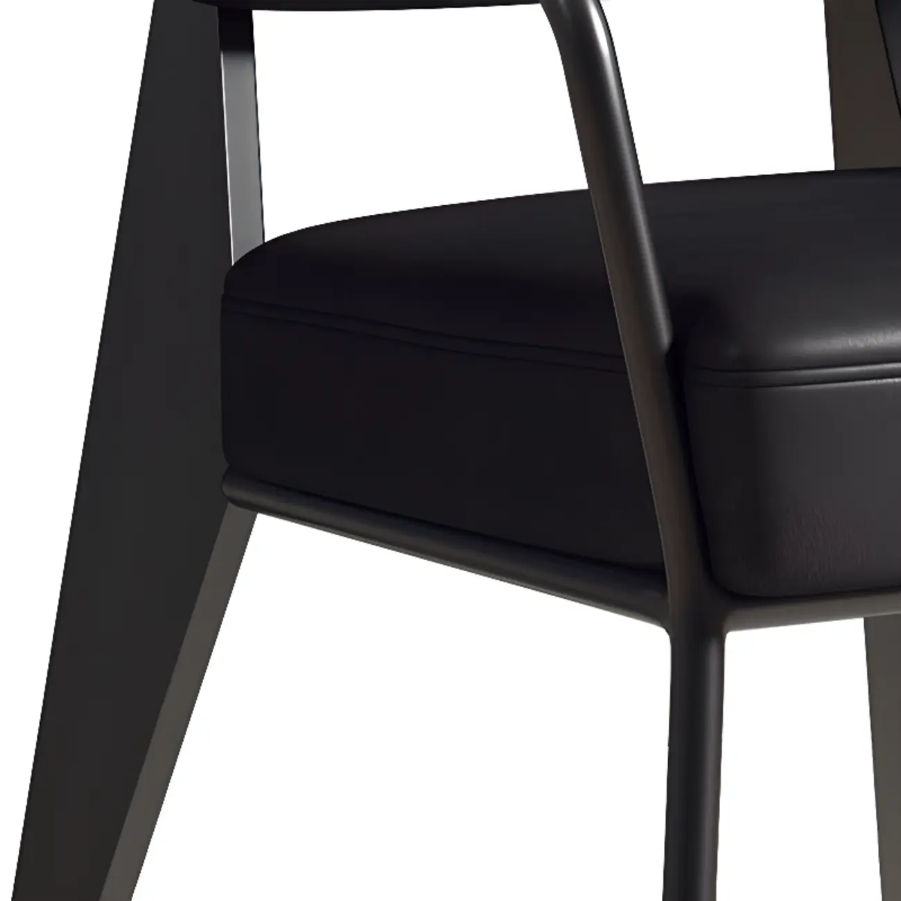 Modern Upholstered Dining Chair with Metal Frame and Optional Armrests Image - 15 | homeyfad
