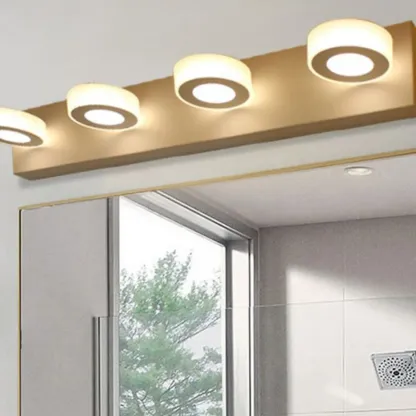 Modern LED Bathroom Vanity Light with Geometric design Image - 11
