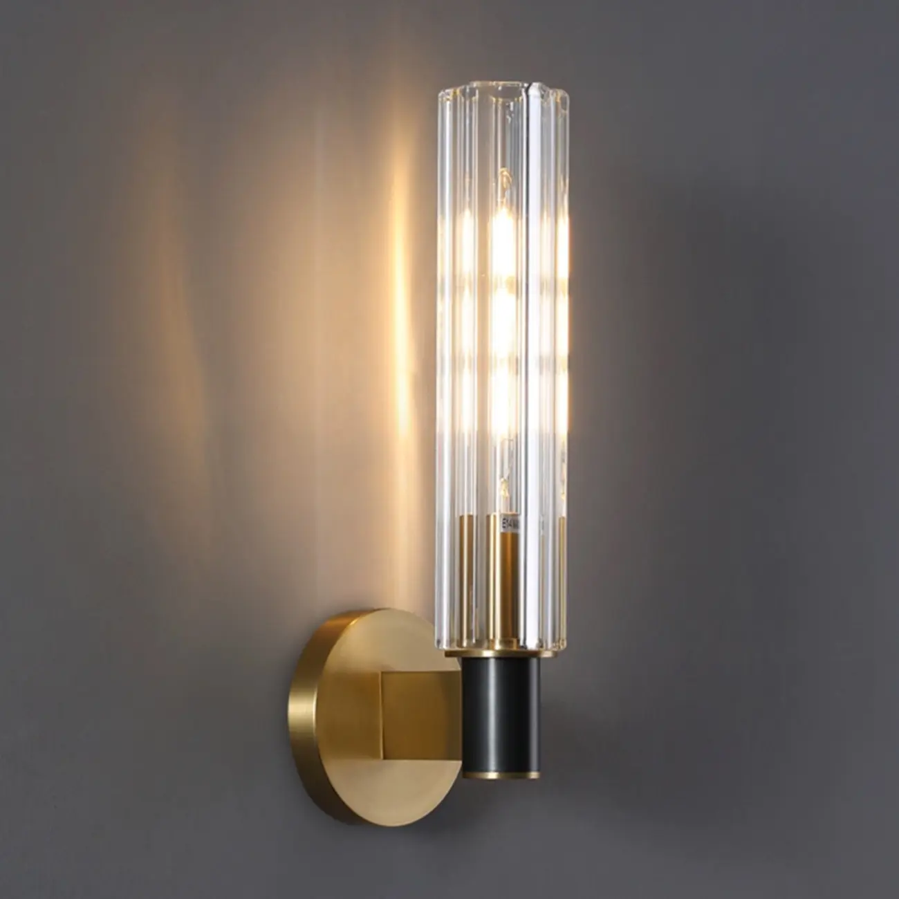 Mini Cylinder-Shaped Crystal LED Vanity Light for Bathroom Image - 3 | homeyfad