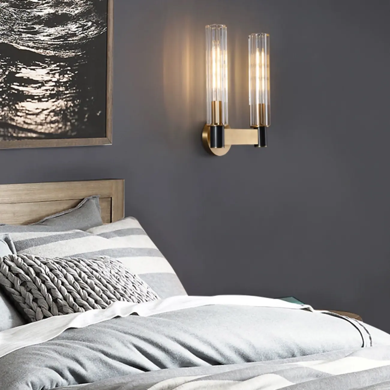 Mini Cylinder-Shaped Crystal LED Vanity Light for Bathroom Image - 5 | homeyfad