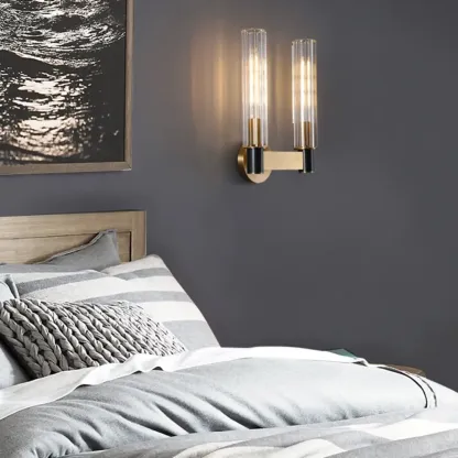 Mini Cylinder-Shaped Crystal LED Vanity Light for Bathroom Image - 5