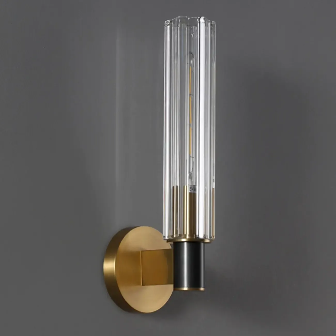 Mini Cylinder-Shaped Crystal LED Vanity Light for Bathroom Image - 7