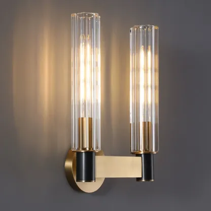 Mini Cylinder-Shaped Crystal LED Vanity Light for Bathroom Image - 8