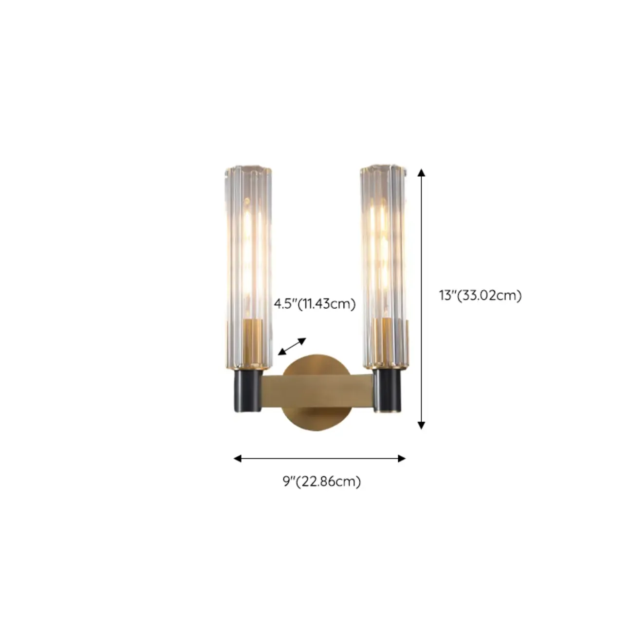 Mini Cylinder-Shaped Crystal LED Vanity Light for Bathroom Image - 14