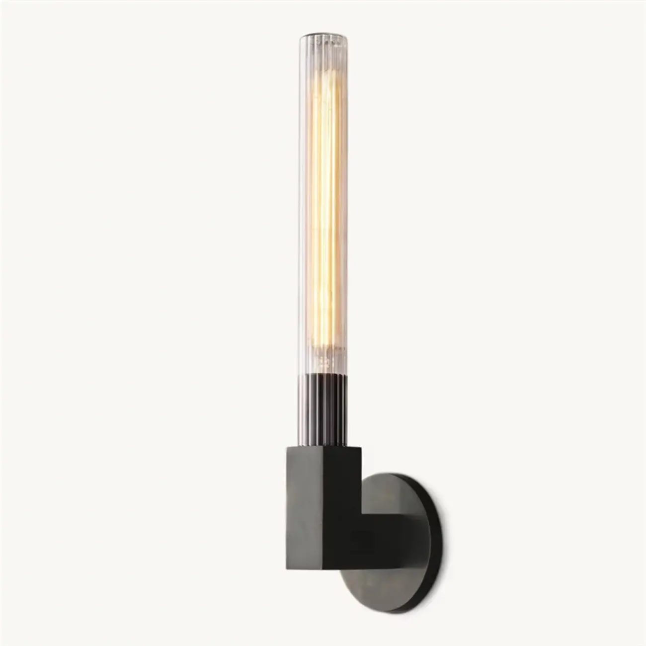 Modern Straight Brass Wall sconce for Elegant Bathroom Image - 5 | homeyfad