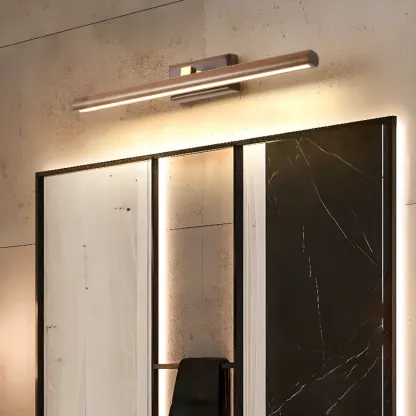 Modern Wood LED Vanity Light Fixture with Rotable Design Image - 7