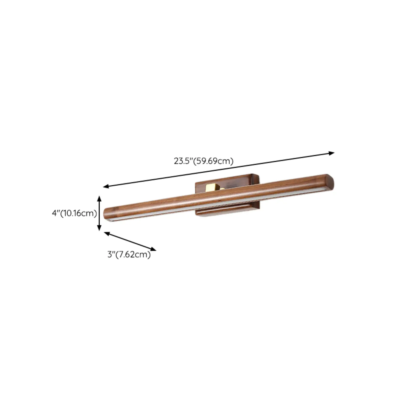 Modern Wood LED Vanity Light Fixture with Rotable Design Image - 14 | homeyfad