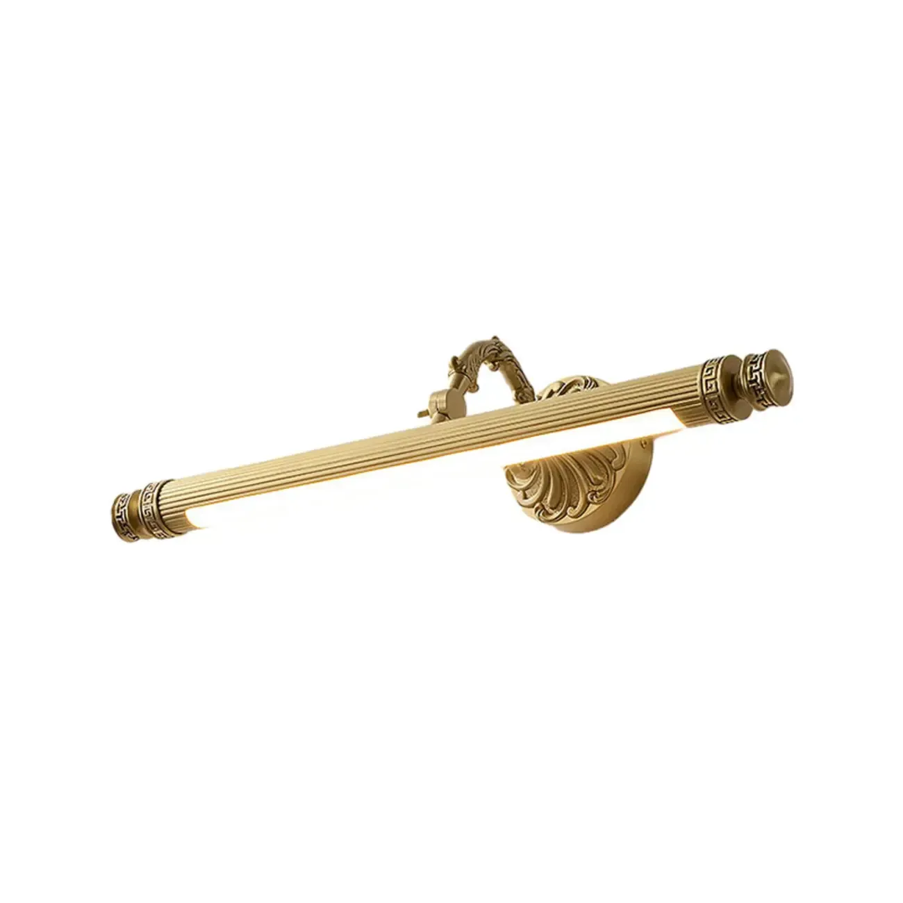Gold Bathroom LED Wall Sconce Fixture with Warm Light Image - 5