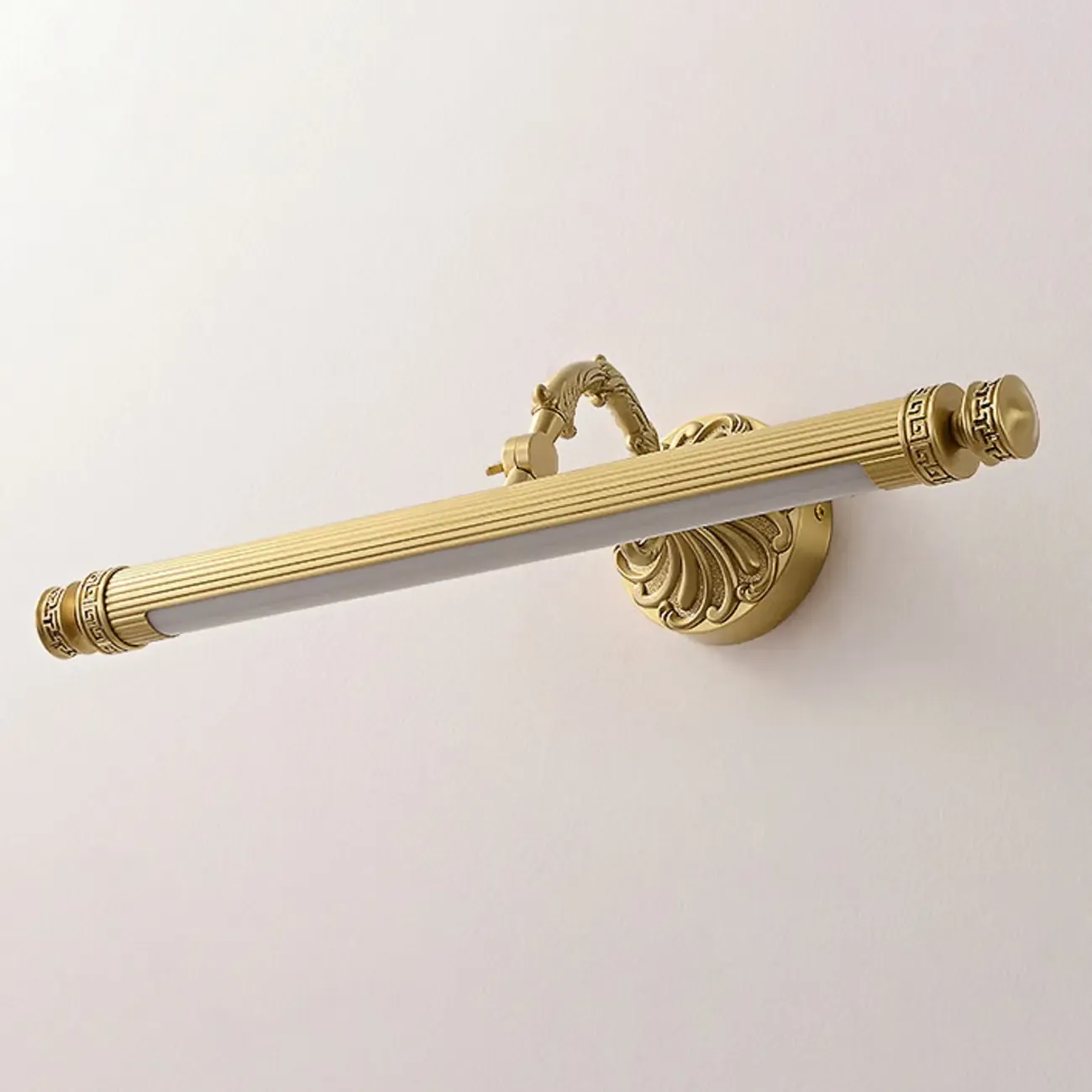 Gold Bathroom LED Wall Sconce Fixture with Warm Light Image - 6