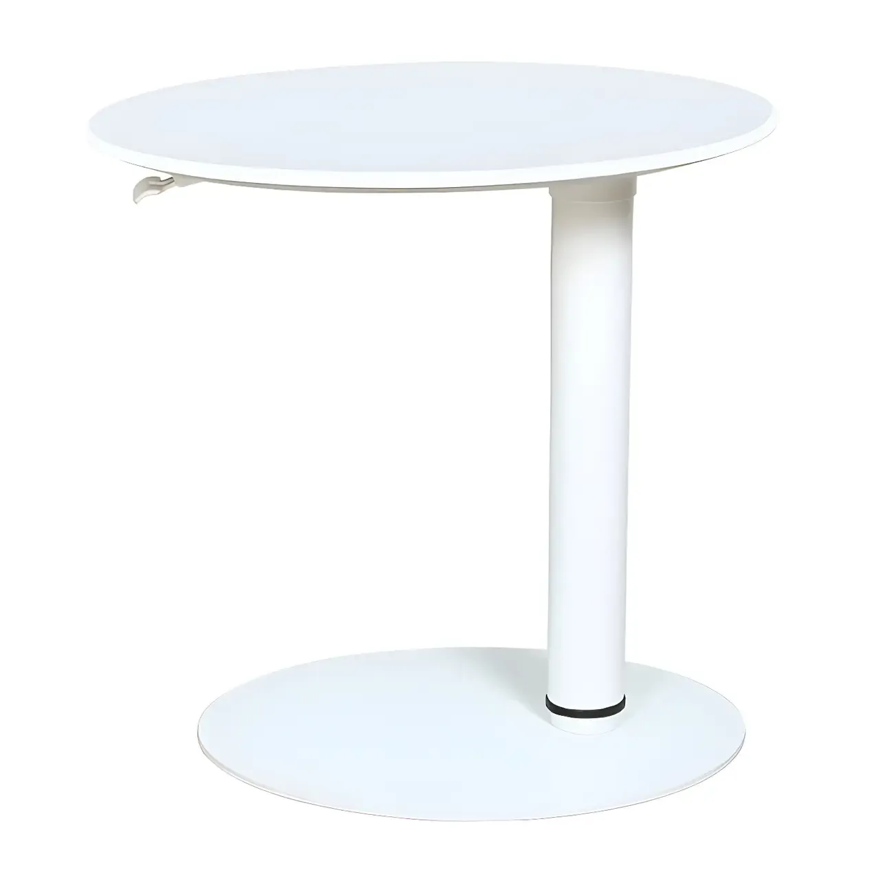 Height Adjustable Standing Oval Writing Desk Image - 5