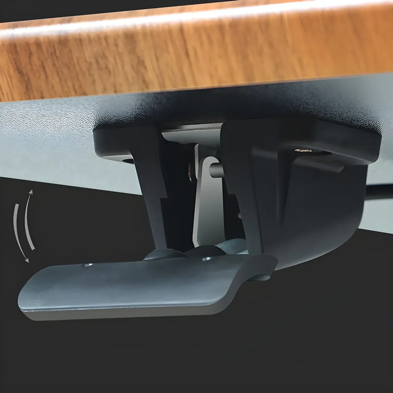 Height Adjustable Standing Oval Writing Desk Image - 9