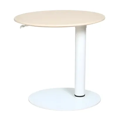 Height Adjustable Standing Oval Writing Desk Image - 11