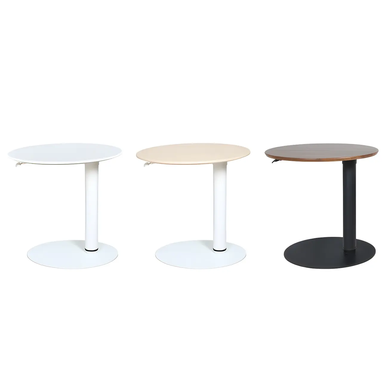 Height Adjustable Standing Oval Writing Desk Image - 12 | homeyfad