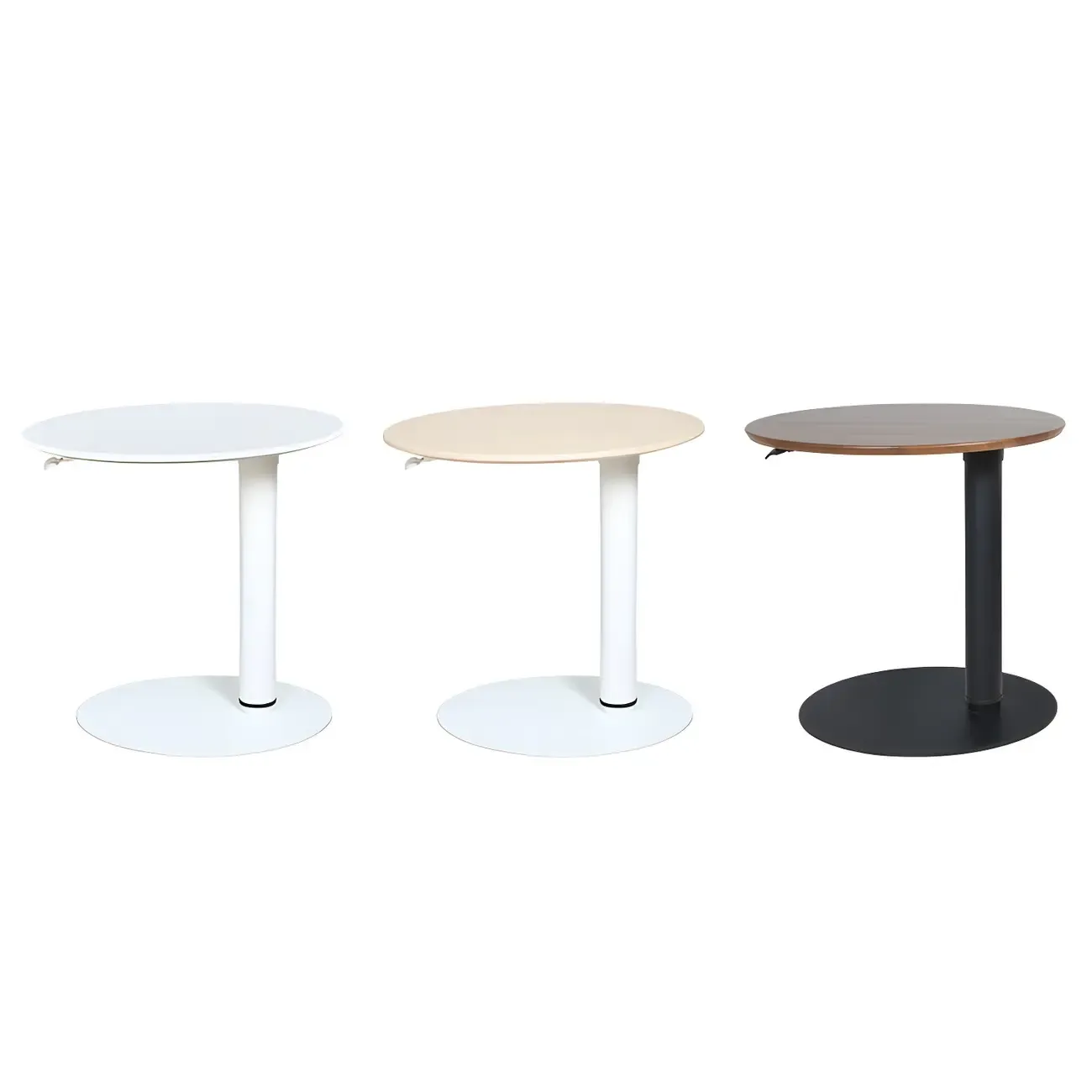 Height Adjustable Standing Oval Writing Desk Image - 12