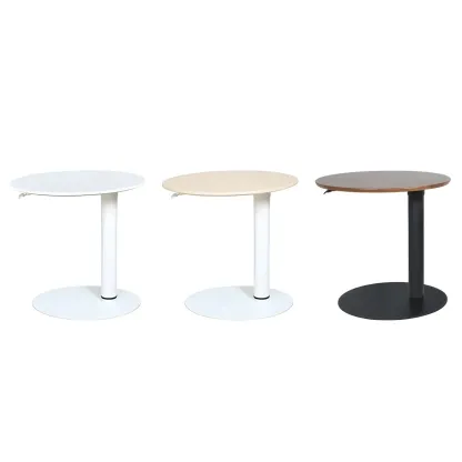 Height Adjustable Standing Oval Writing Desk Image - 12