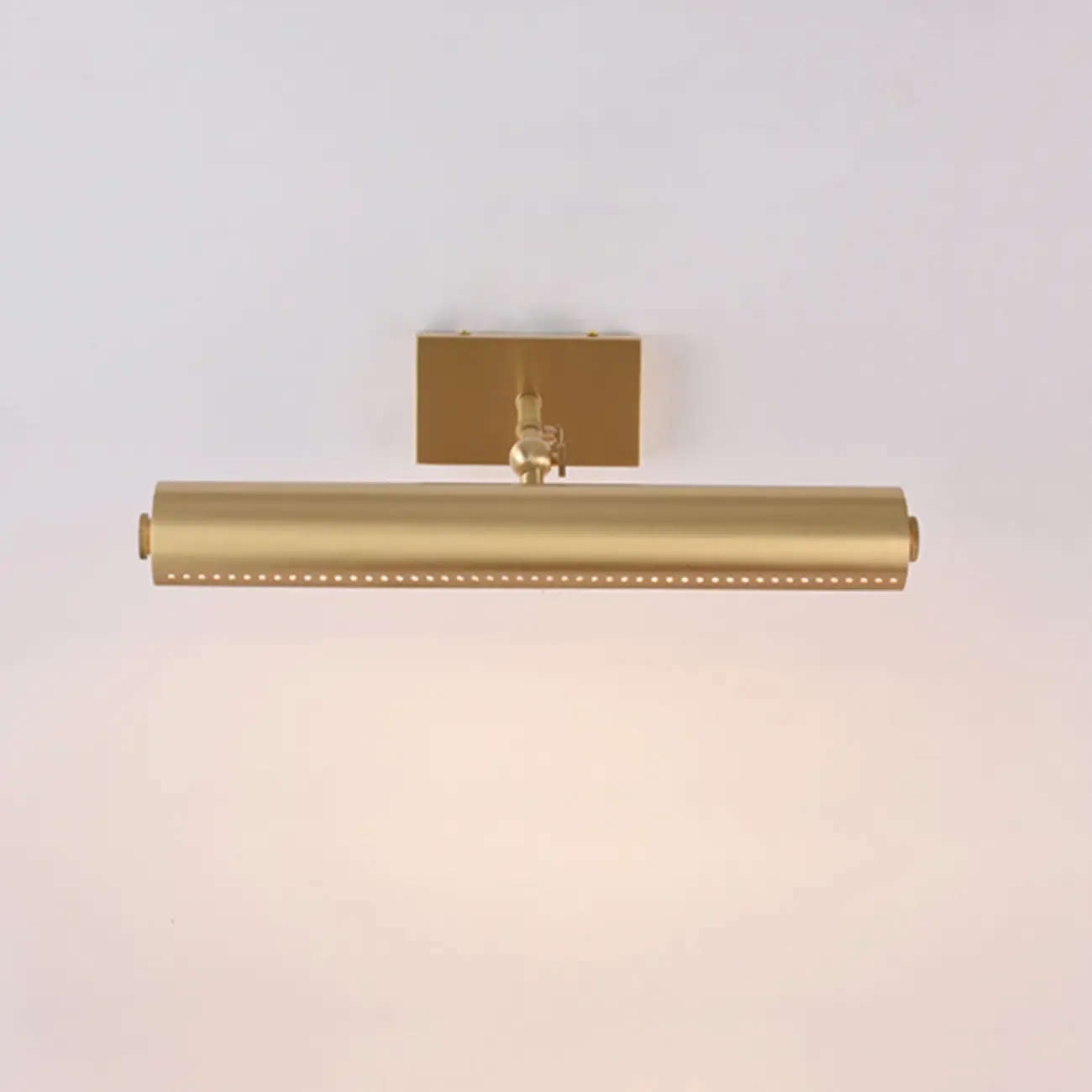 2-light Modern Straight LED Vanity Light with Copper Shade  Image - 5