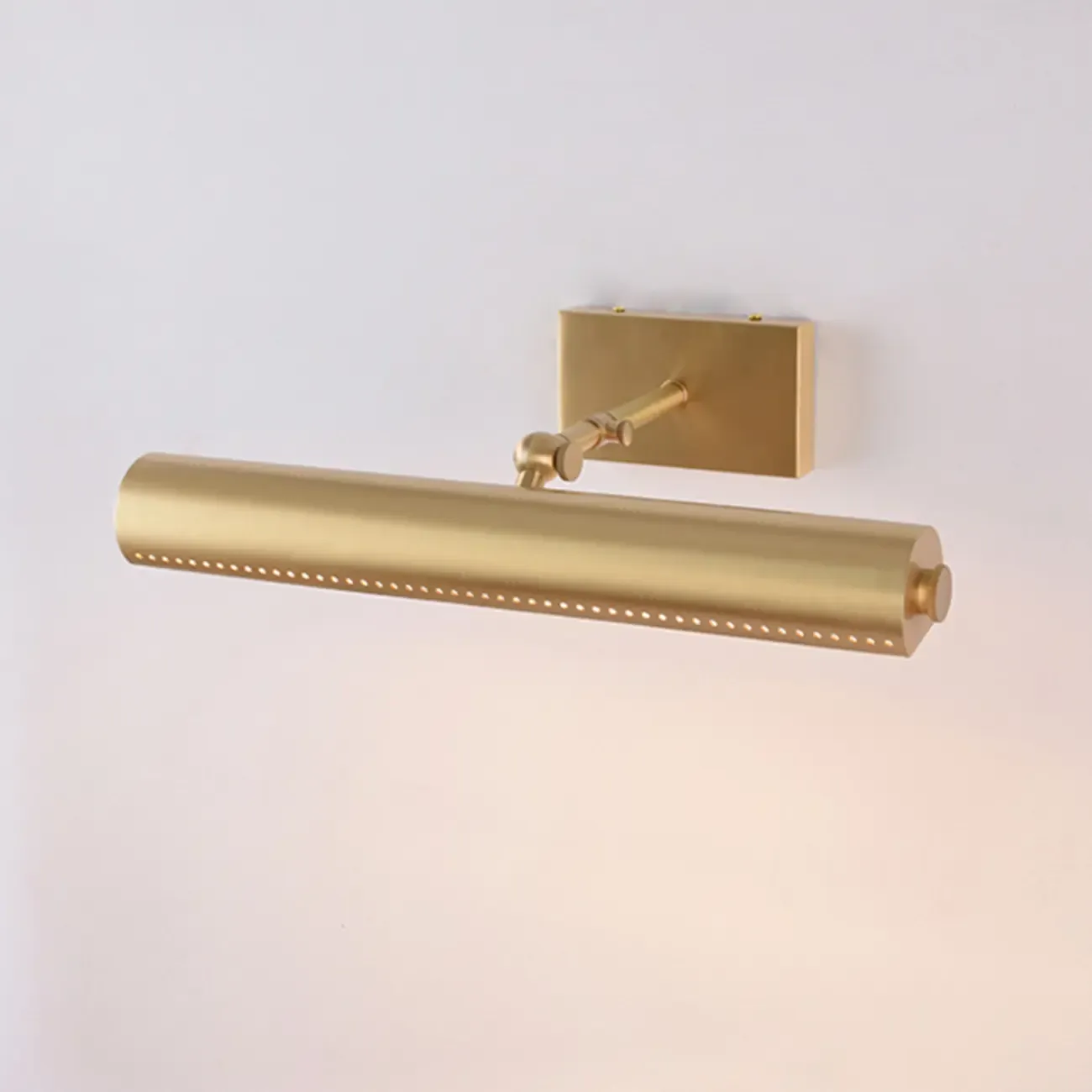 2-light Modern Straight LED Vanity Light with Copper Shade  Image - 7