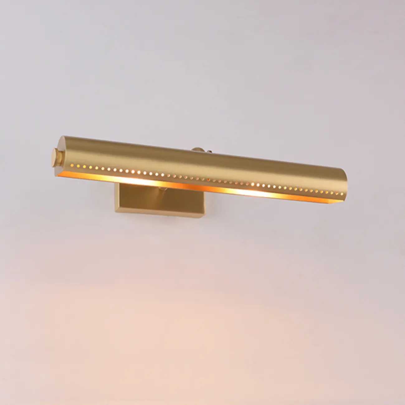 2-light Modern Straight LED Vanity Light with Copper Shade  Image - 8 | homeyfad