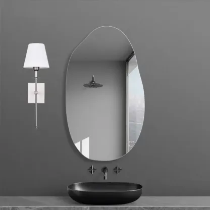Modern Fabric LED Bath Vanity Light with Wall Mount Design Image - 1