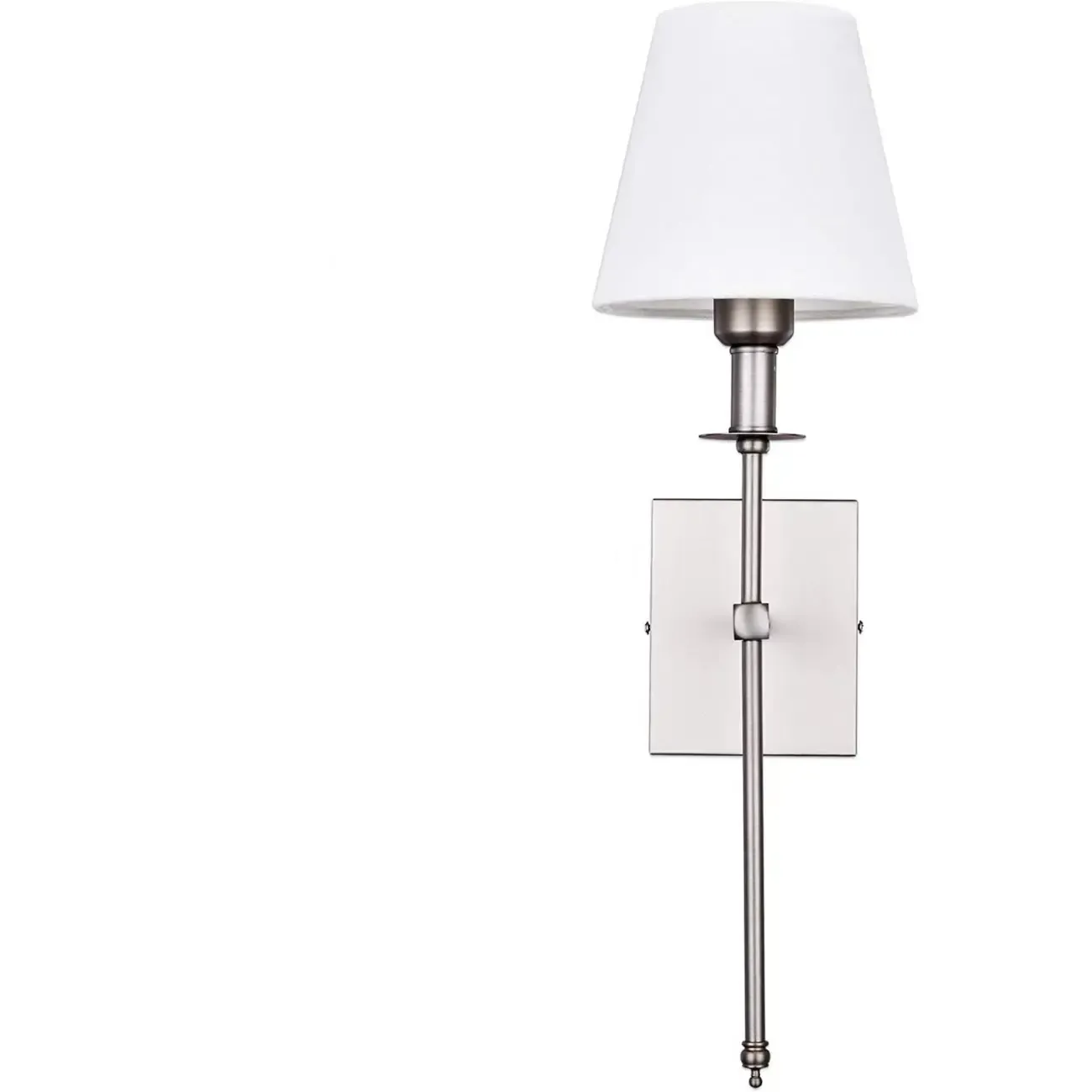 Modern Fabric LED Bath Vanity Light with Wall Mount Design Image - 7