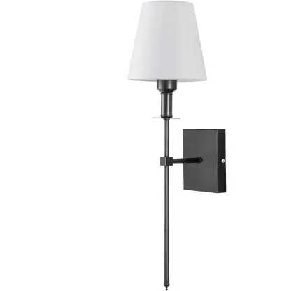 Modern Fabric LED Bath Vanity Light with Wall Mount Design Image - 8