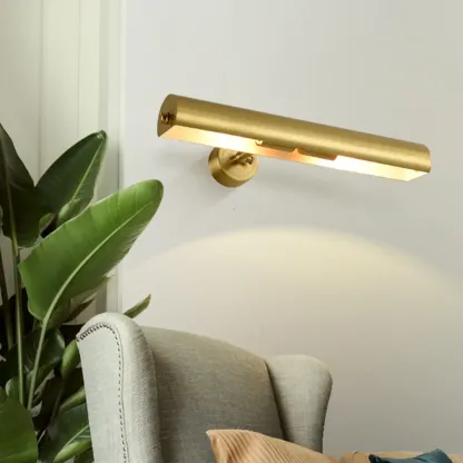 Modern 2-light Copper Bath Vanity Light with Vintage Design Image - 5