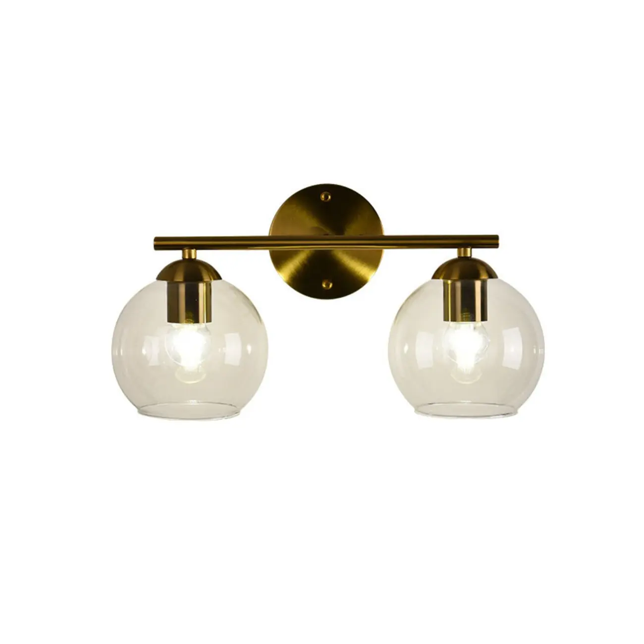 Modern 2-Light Globe LED Vanity Sconce Light for Bathroom  Image - 5 | homeyfad