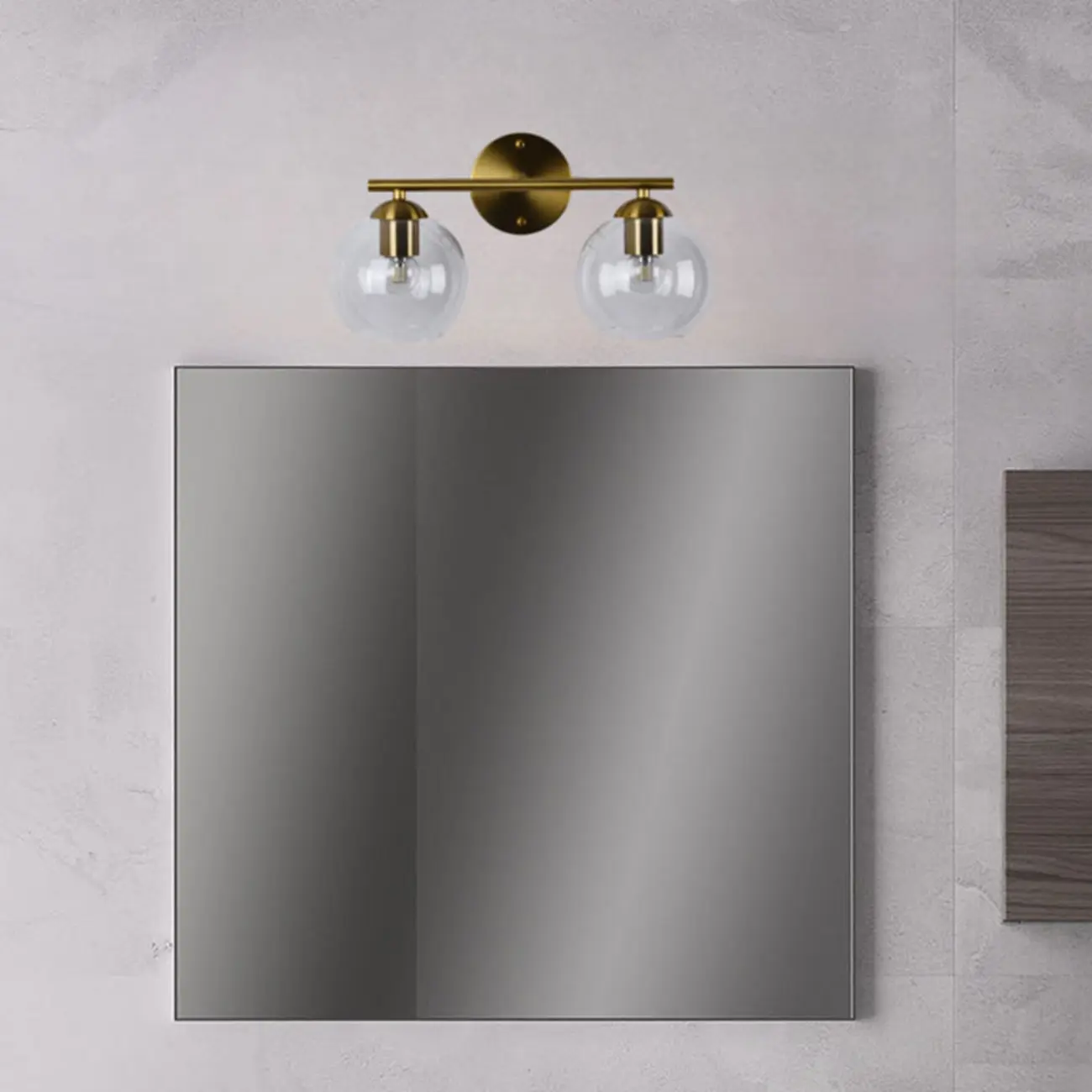 Modern 2-Light Globe LED Vanity Sconce Light for Bathroom  Image - 14 | homeyfad