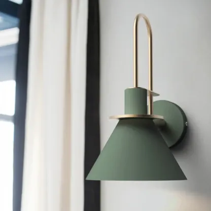 Modern Cone Metal Wall-Mounted Vanity Light for Living Room Image - 5