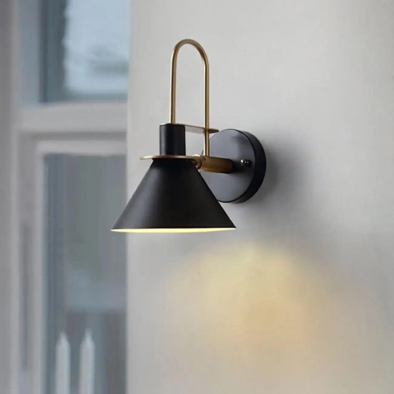 Modern Cone Metal Wall-Mounted Vanity Light for Living Room Image - 7