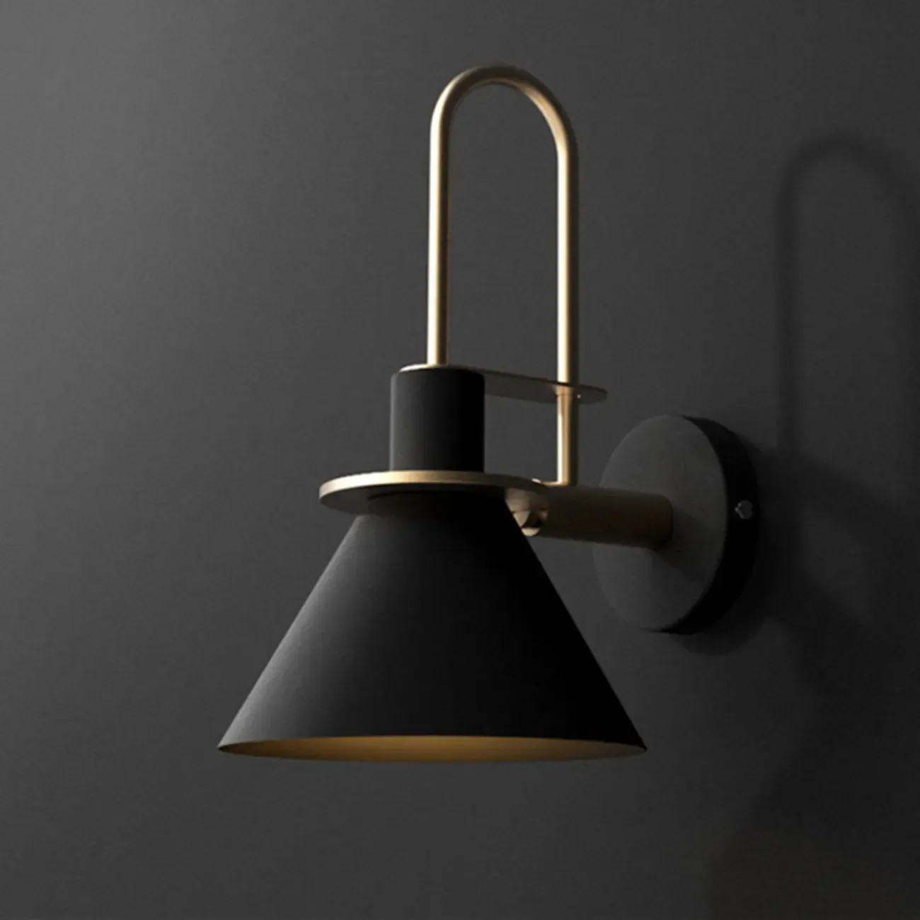 Modern Cone Metal Wall-Mounted Vanity Light for Living Room Image - 10