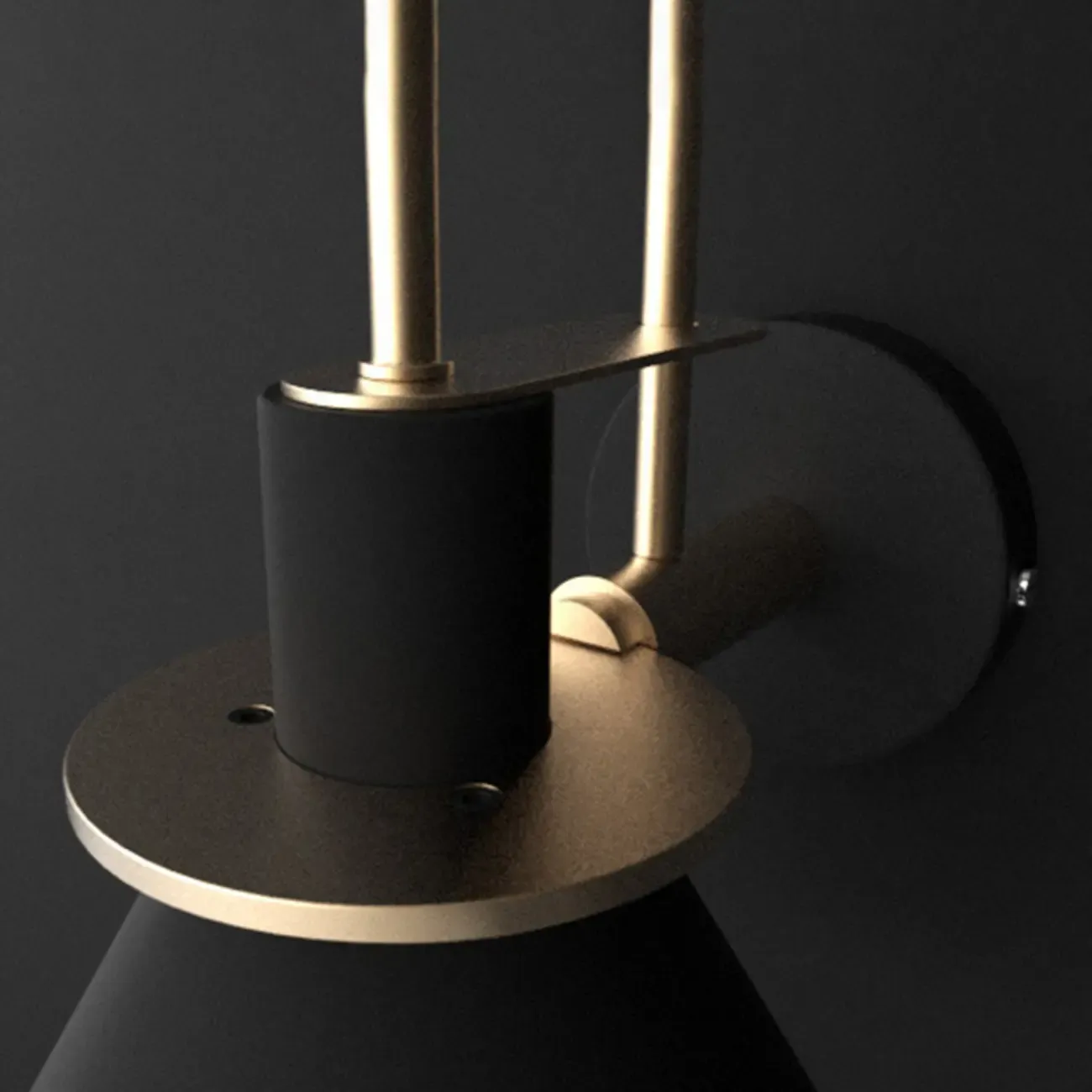Modern Cone Metal Wall-Mounted Vanity Light for Living Room Image - 11