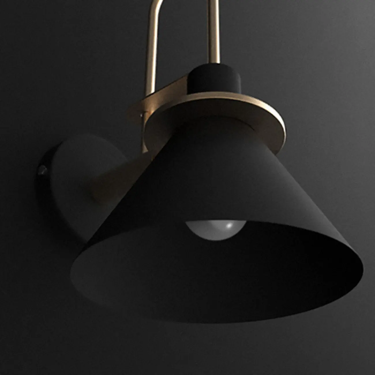 Modern Cone Metal Wall-Mounted Vanity Light for Living Room Image - 12 | homeyfad