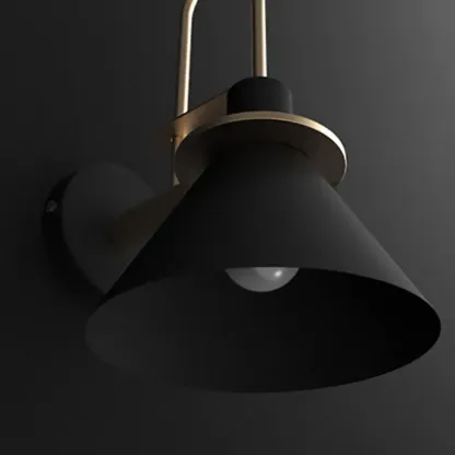 Modern Cone Metal Wall-Mounted Vanity Light for Living Room Image - 12