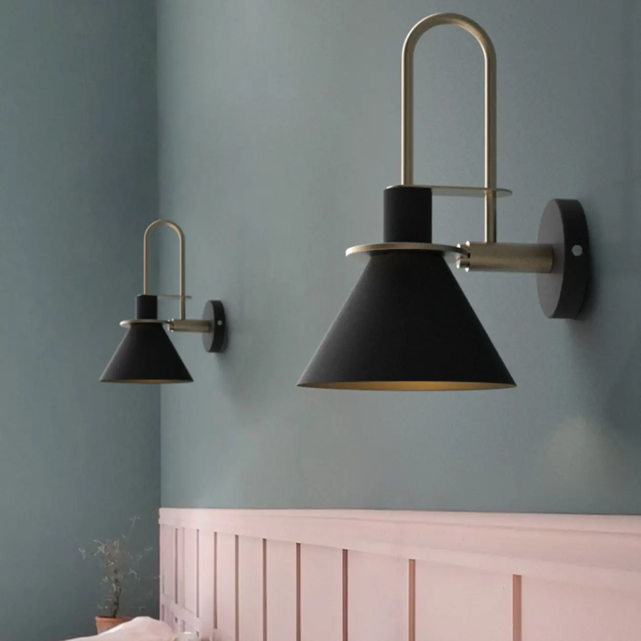 Modern Cone Metal Wall-Mounted Vanity Light for Living Room Image - 17 | homeyfad