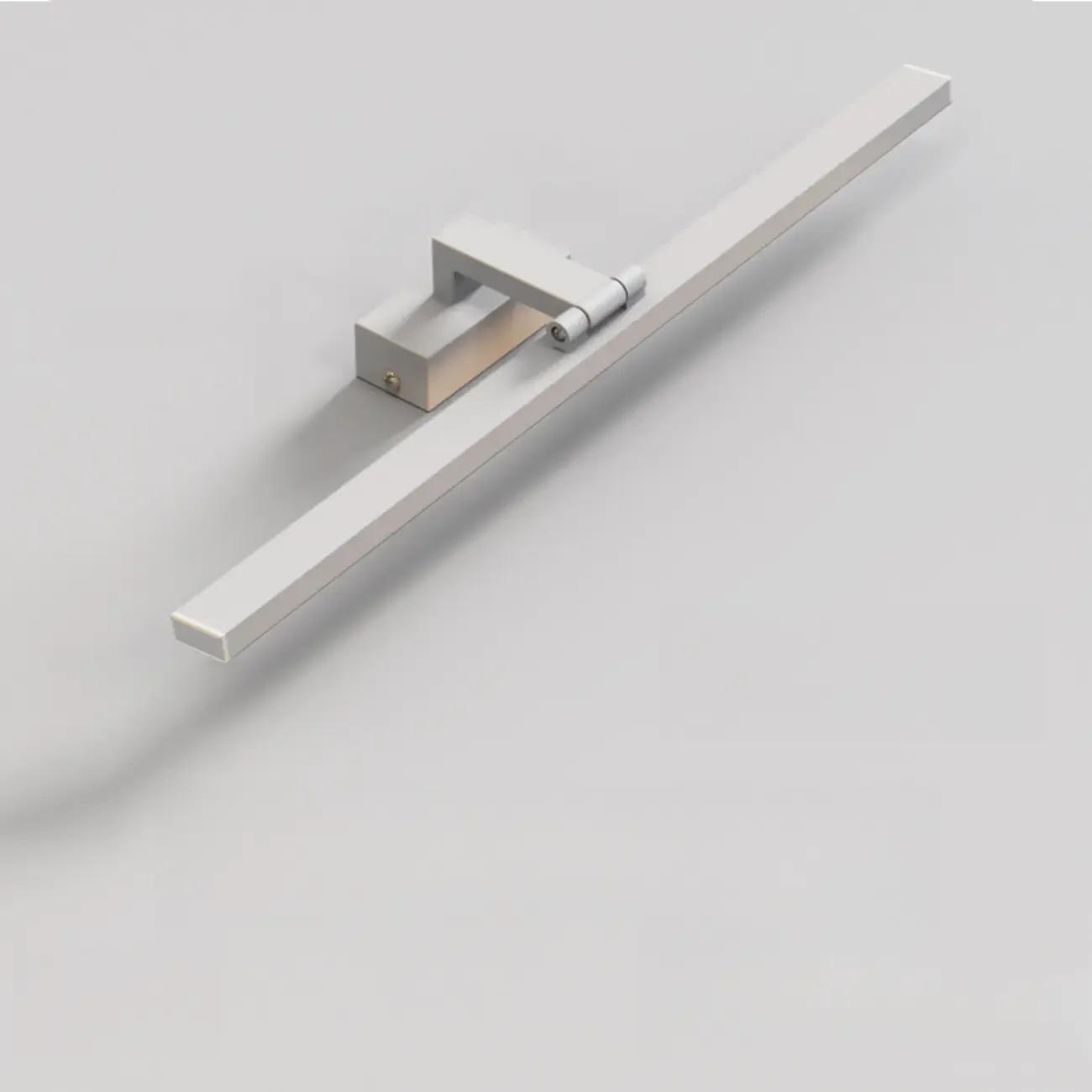 Modern White LED Vanity Light Bar for Bathroom Above Mirror Image - 3