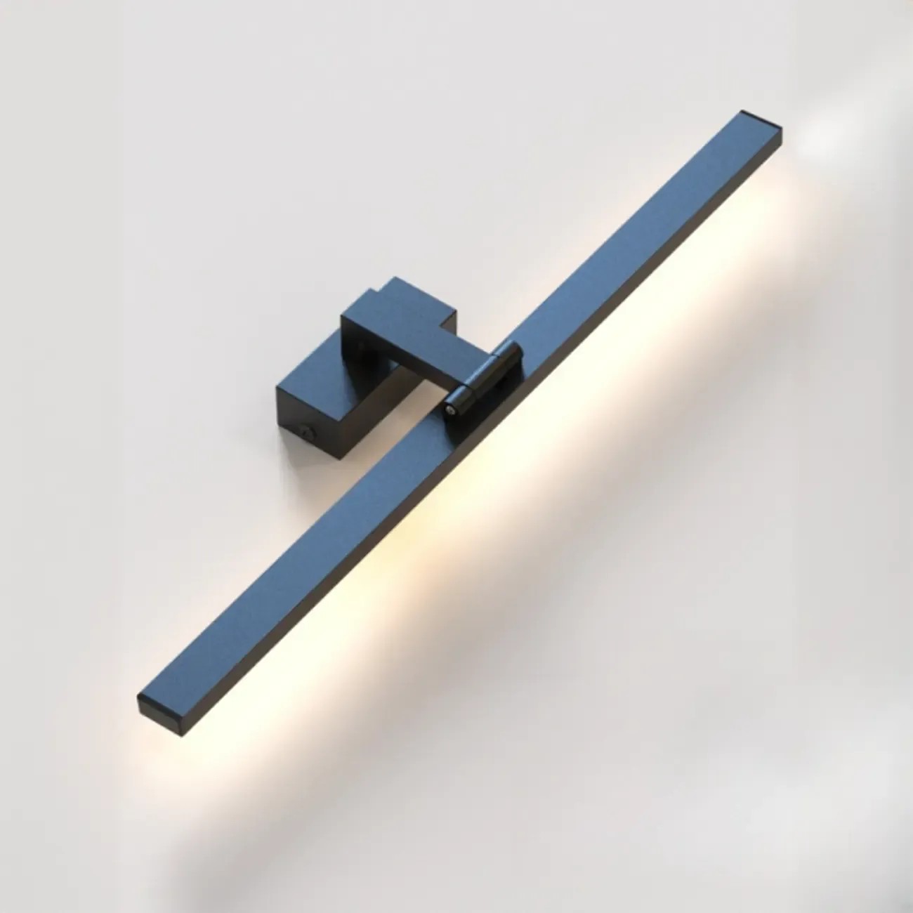 Modern White LED Vanity Light Bar for Bathroom Above Mirror Image - 6