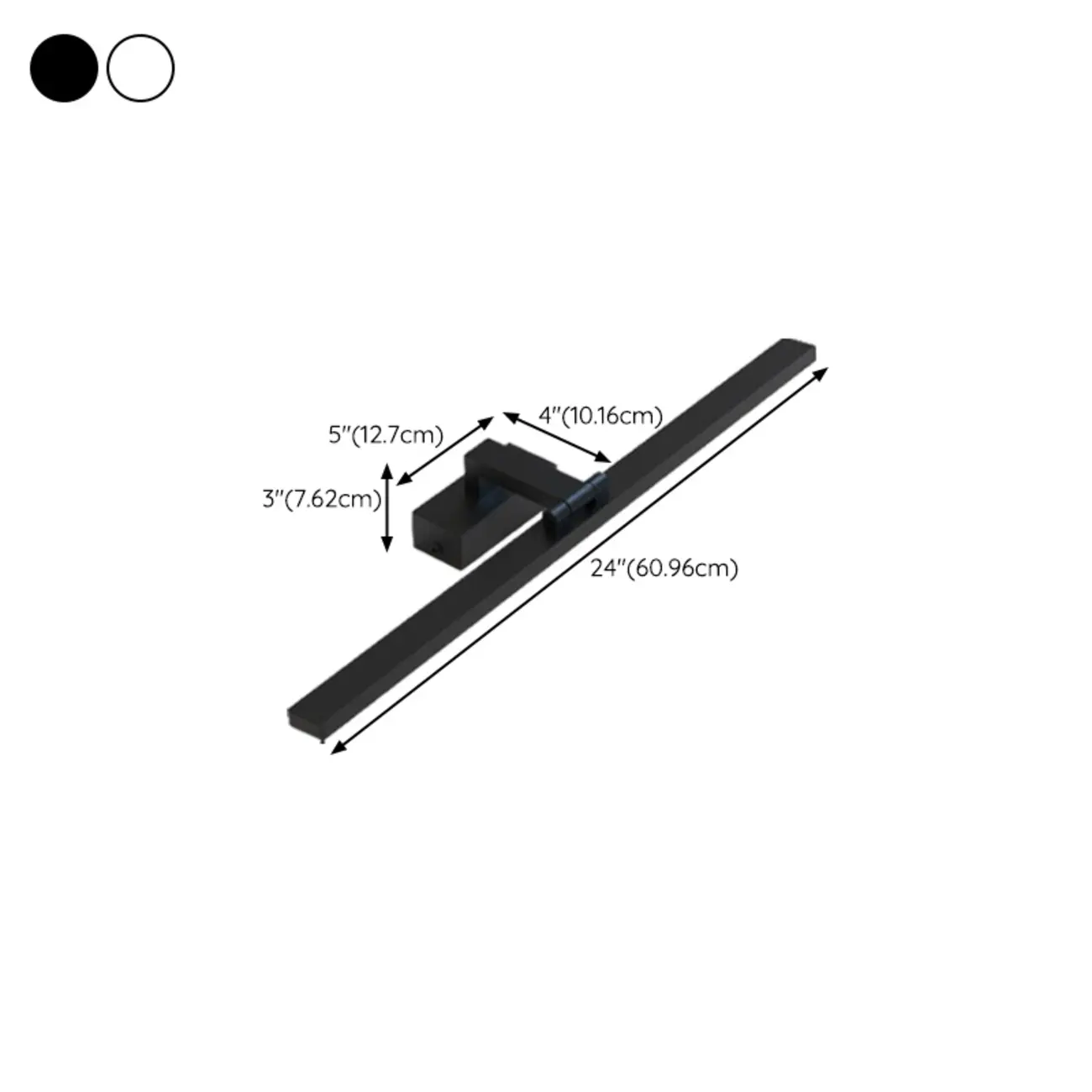 Modern White LED Vanity Light Bar for Bathroom Above Mirror Image - 12 | homeyfad