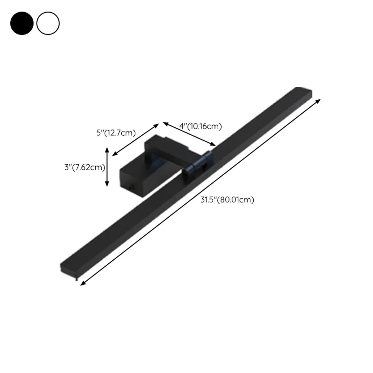 Modern White LED Vanity Light Bar for Bathroom Above Mirror Image - 14 | homeyfad