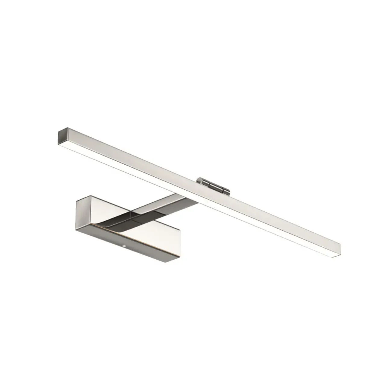 White Linear LED Wall-Mounted Vanity Light with Modern Style Image - 5