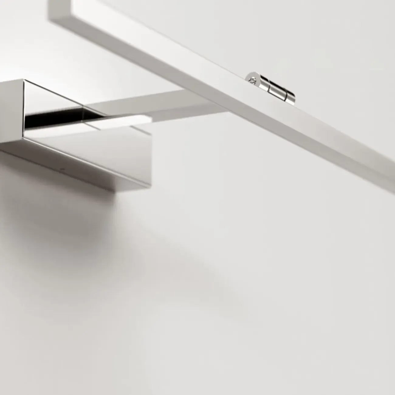 White Linear LED Wall-Mounted Vanity Light with Modern Style Image - 9