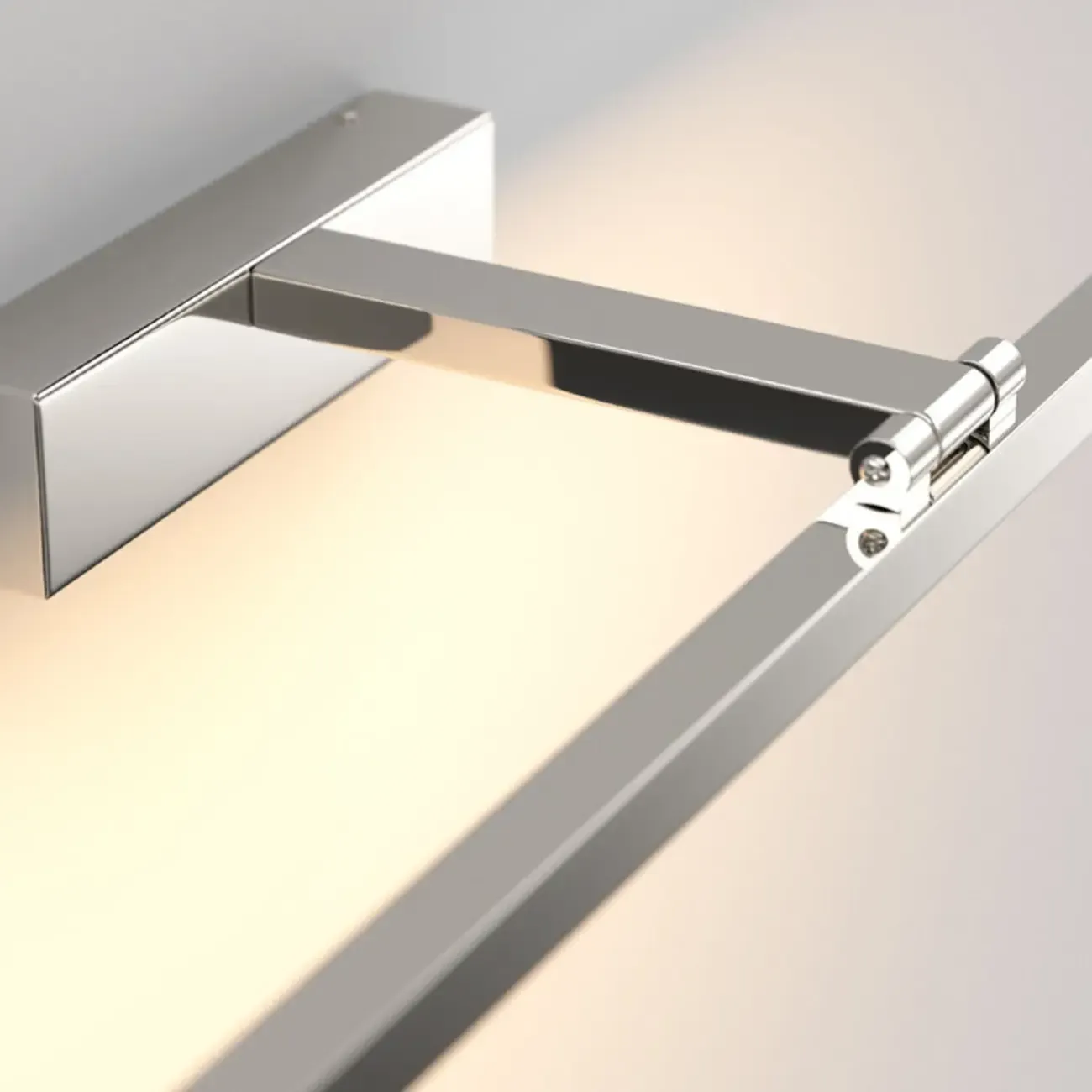 White Linear LED Wall-Mounted Vanity Light with Modern Style Image - 12