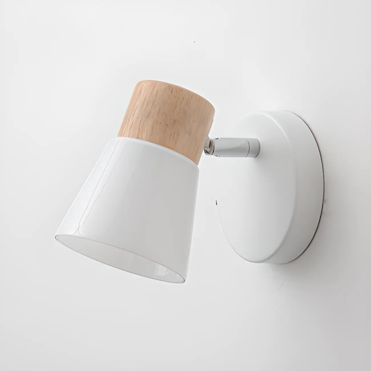 Modern LED Bathroom Vanity Light Fixture with Wood Accent Image - 7 | homeyfad