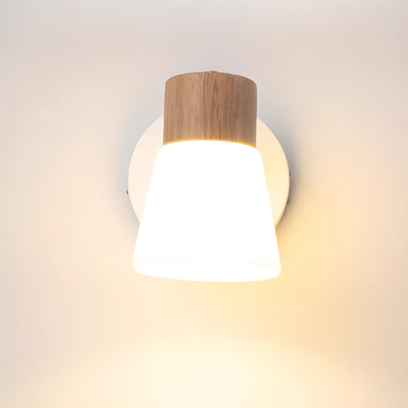 Modern LED Bathroom Vanity Light Fixture with Wood Accent Image - 8 | homeyfad