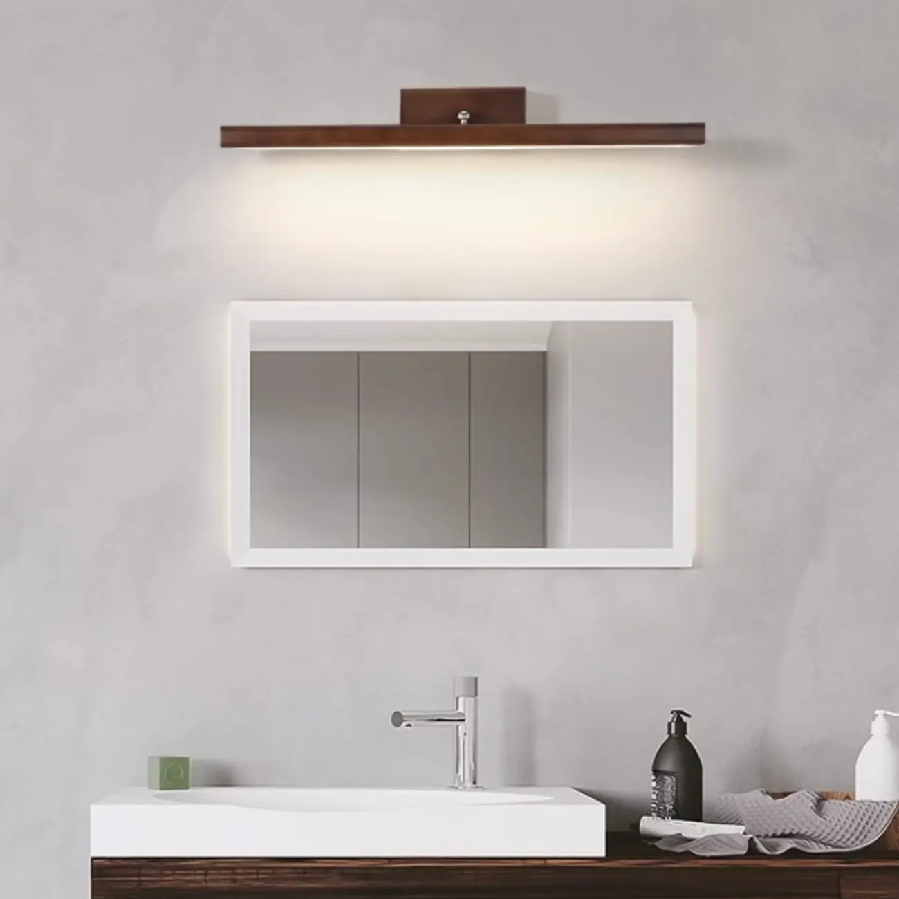 Modern Dimmable LED Vanity Light Fixture for Bathroom Decor Image - 1 | homeyfad