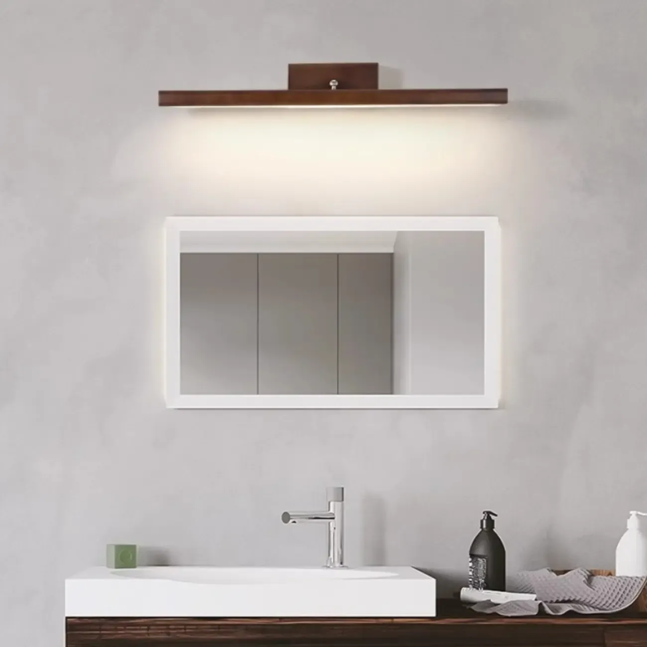 Modern Dimmable LED Vanity Light Fixture for Bathroom Decor Image - 1