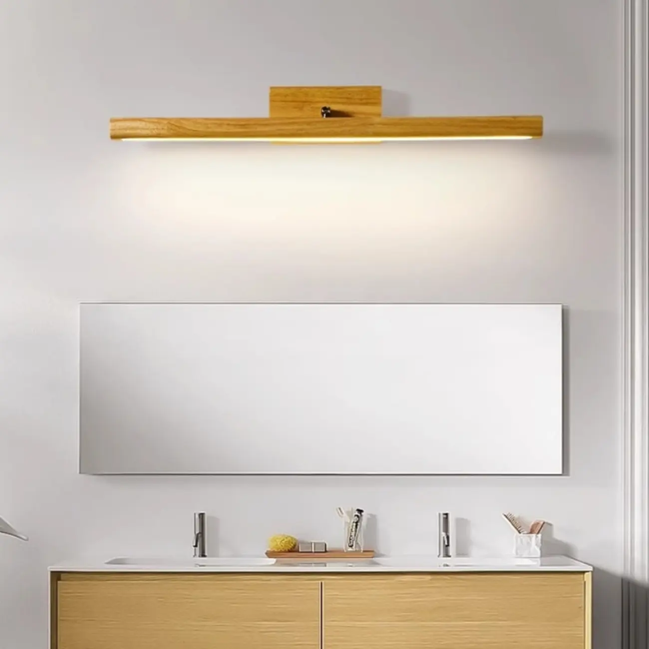 Modern Dimmable LED Vanity Light Fixture for Bathroom Decor Image - 3 | homeyfad