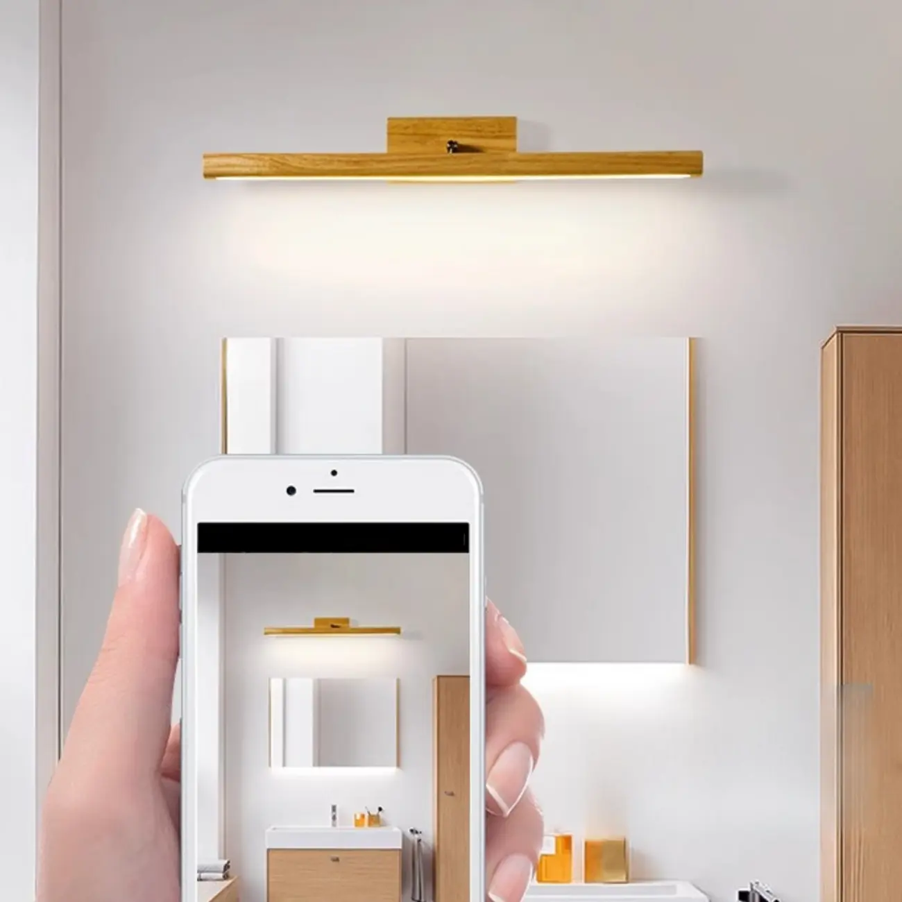 Modern Dimmable LED Vanity Light Fixture for Bathroom Decor Image - 18 | homeyfad