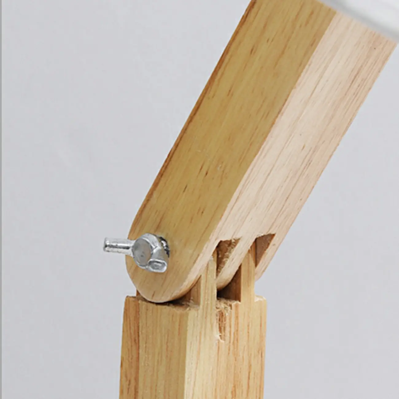 Unique Wood Table Lamp with Book Storage for Living Room Image - 8 | homeyfad